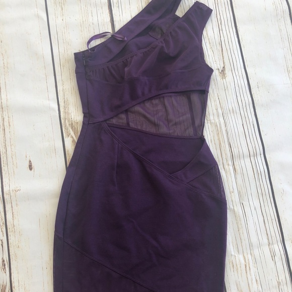 Sexy sheer Purple dress - Picture 2 of 7